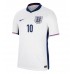 Camisa de Futebol Inglaterra Jude Bellingham #10 Equipamento Principal Europeu 2024 Manga Curta